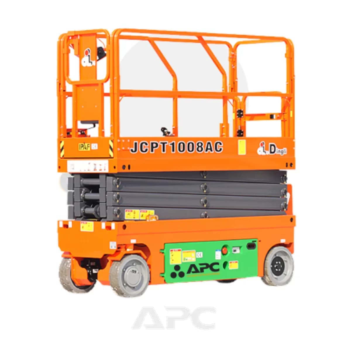 Plataforma elevatória Dingli Jcpt1008ac para locação no Grupo APC