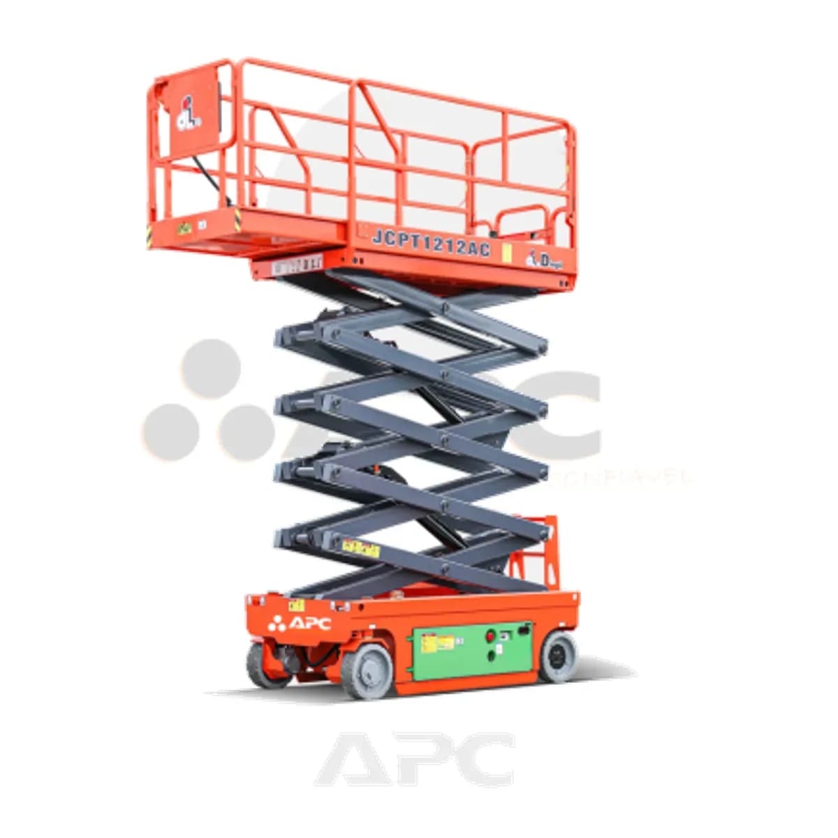 Plataforma elevatória Dingli Jcpt1212ac para locação no Grupo APC