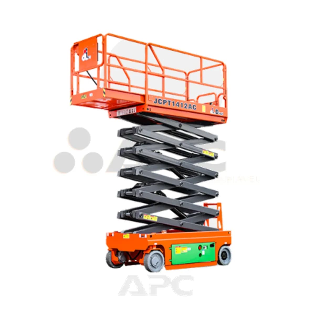 Plataforma elevatória Dingli Jcpt1412ac para locação no Grupo APC