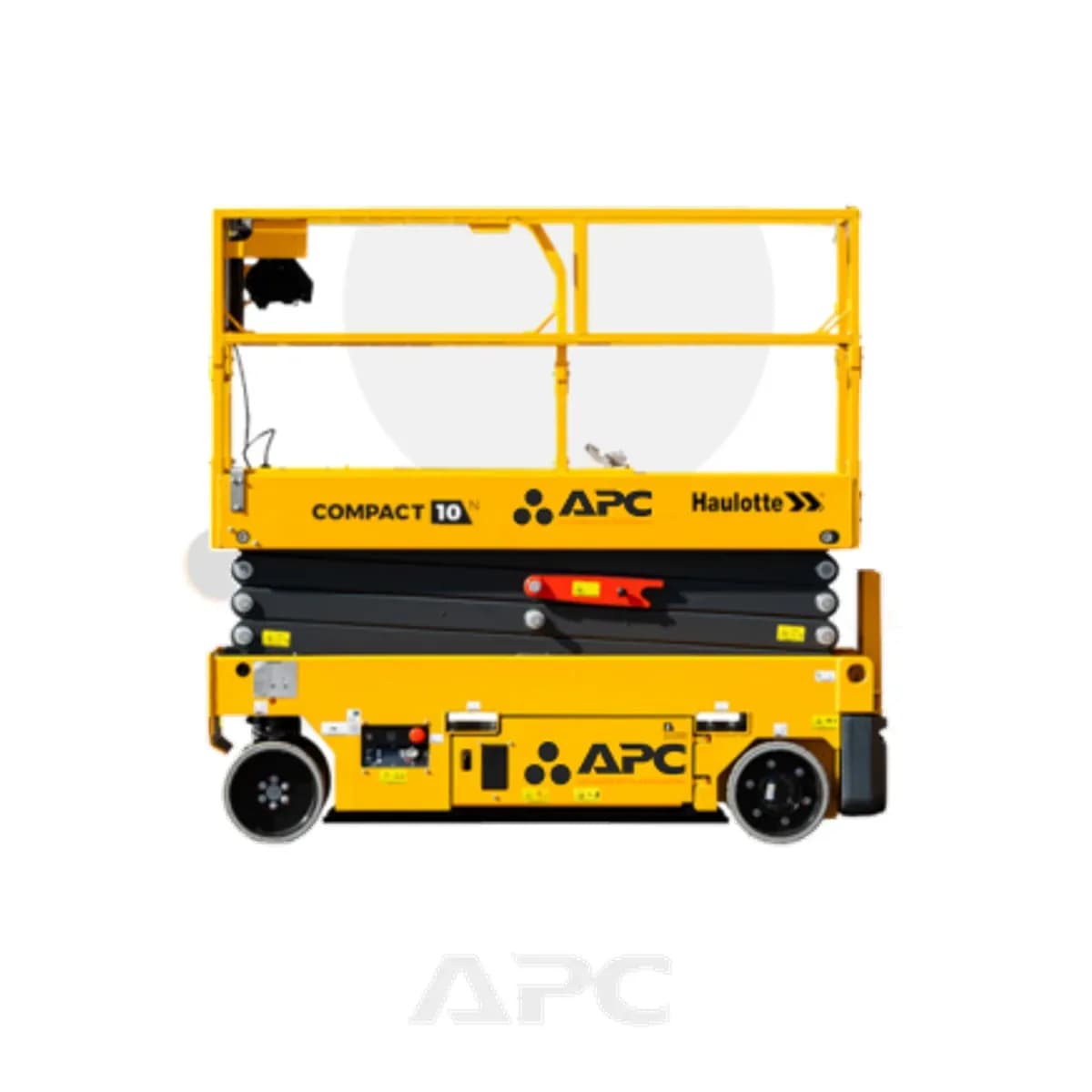 Plataforma elevatória Haulotte Compact 10 para locação no Grupo APC