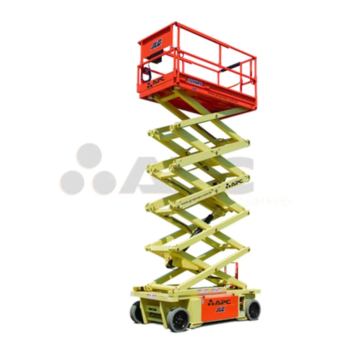 Plataforma elevatória JLG 10RS NMT para locação no Grupo APC