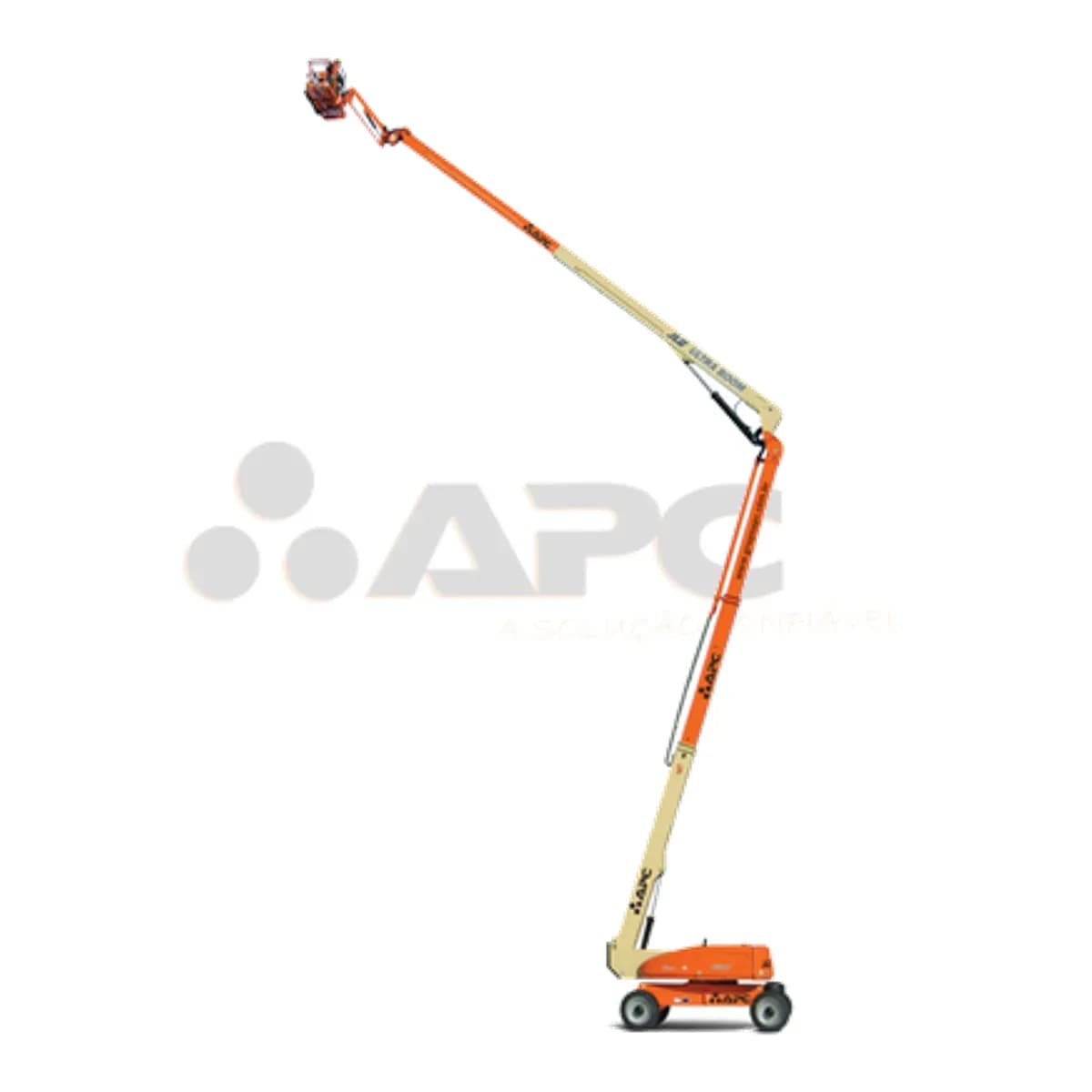 Plataforma elevatória JLG 1250AJP RT 4X4 DAR (ALL TERRAIN) para locação no Grupo APC
