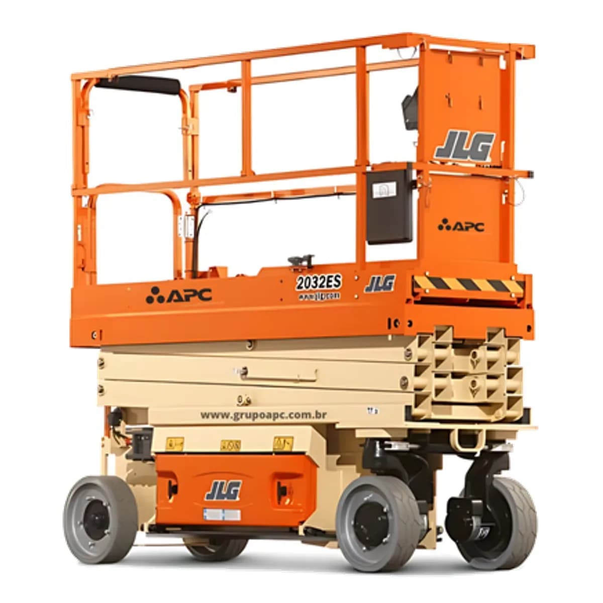Plataforma elevatória JLG 2033E NMT para locação no Grupo APC