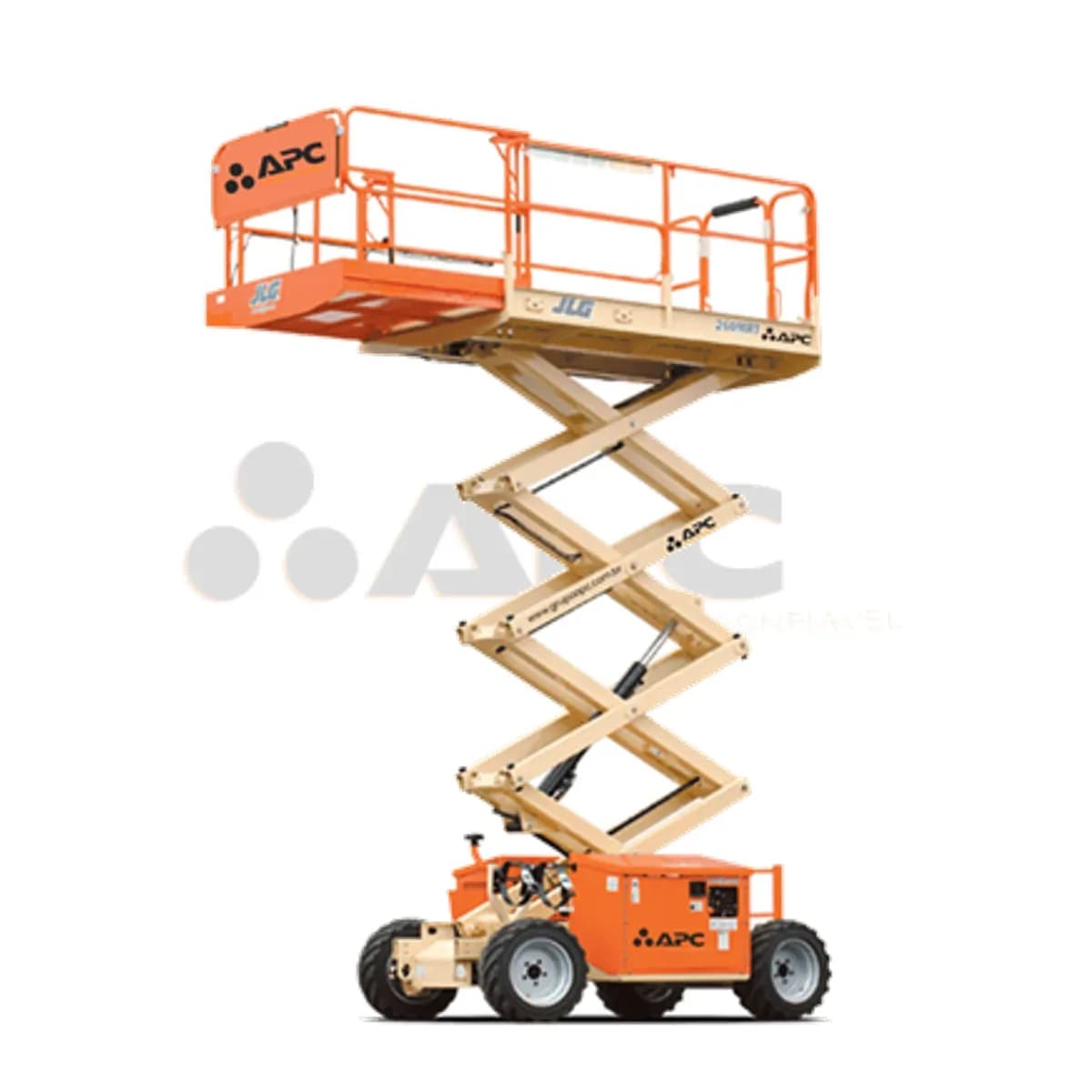 Plataforma elevatória JLG 260 MRT 4X4 (ALL TERRAIN) para locação no Grupo APC