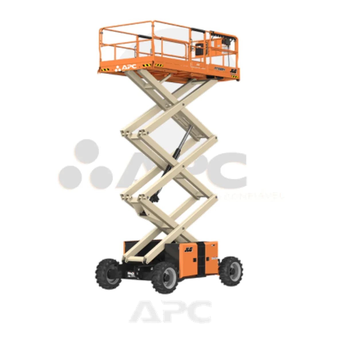 Plataforma elevatória JLG RT3394 para locação no Grupo APC