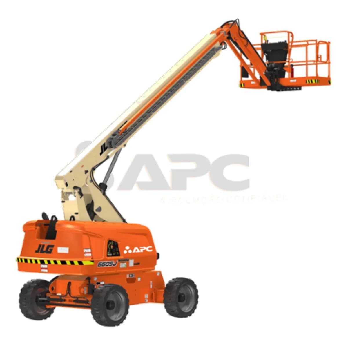 Plataforma elevatória JLG 660SJ 4X4 SKG (ALL TERRAIN) para locação no Grupo APC