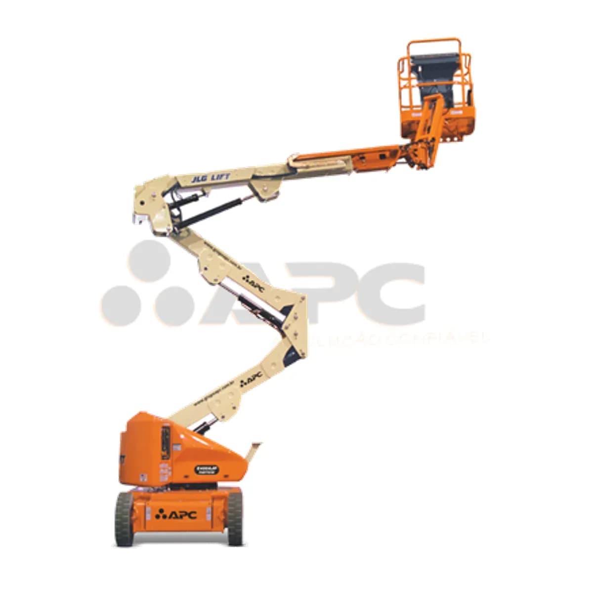 Plataforma elevatória JLG E400AN NARROW para locação no Grupo APC