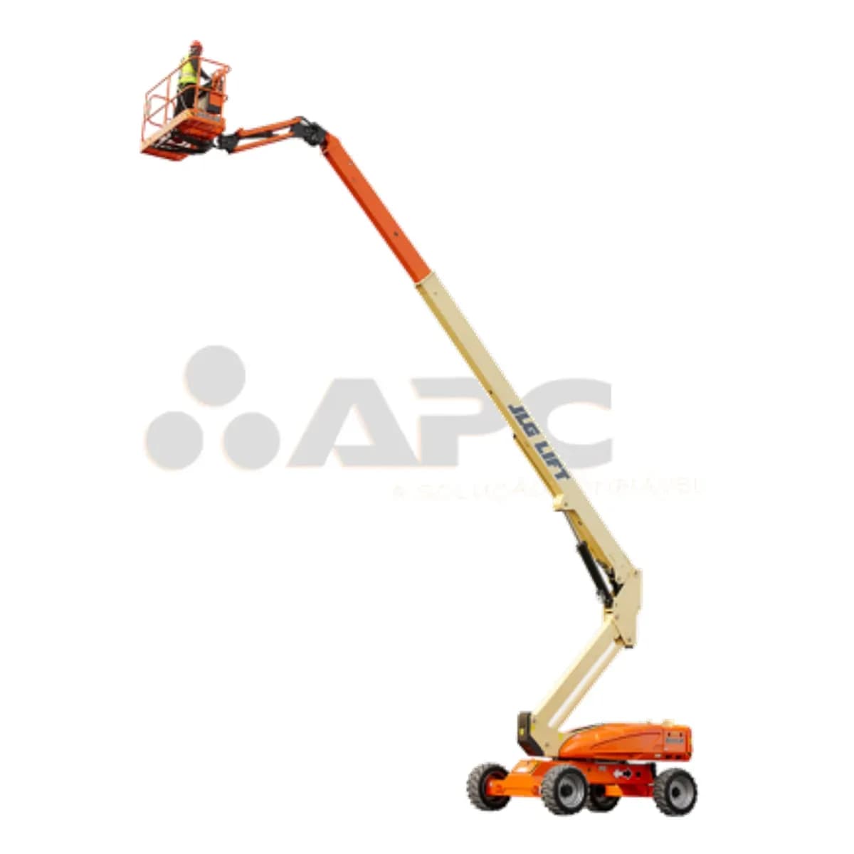 Plataforma elevatória JLG E600JP para locação no Grupo APC