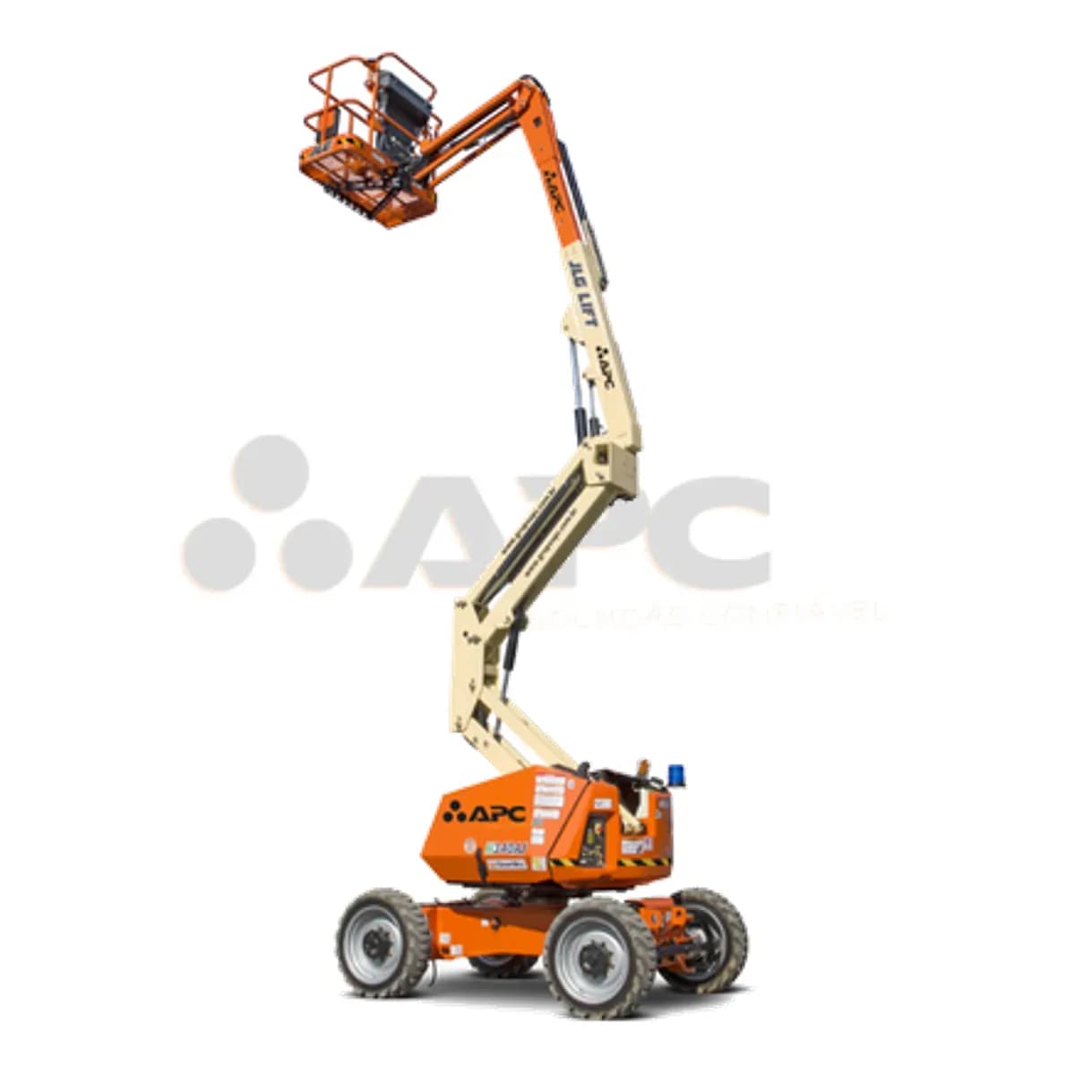 Plataforma elevatória JLG H340AJ 4X4 SKG (ALL TERRAIN) para locação no Grupo APC