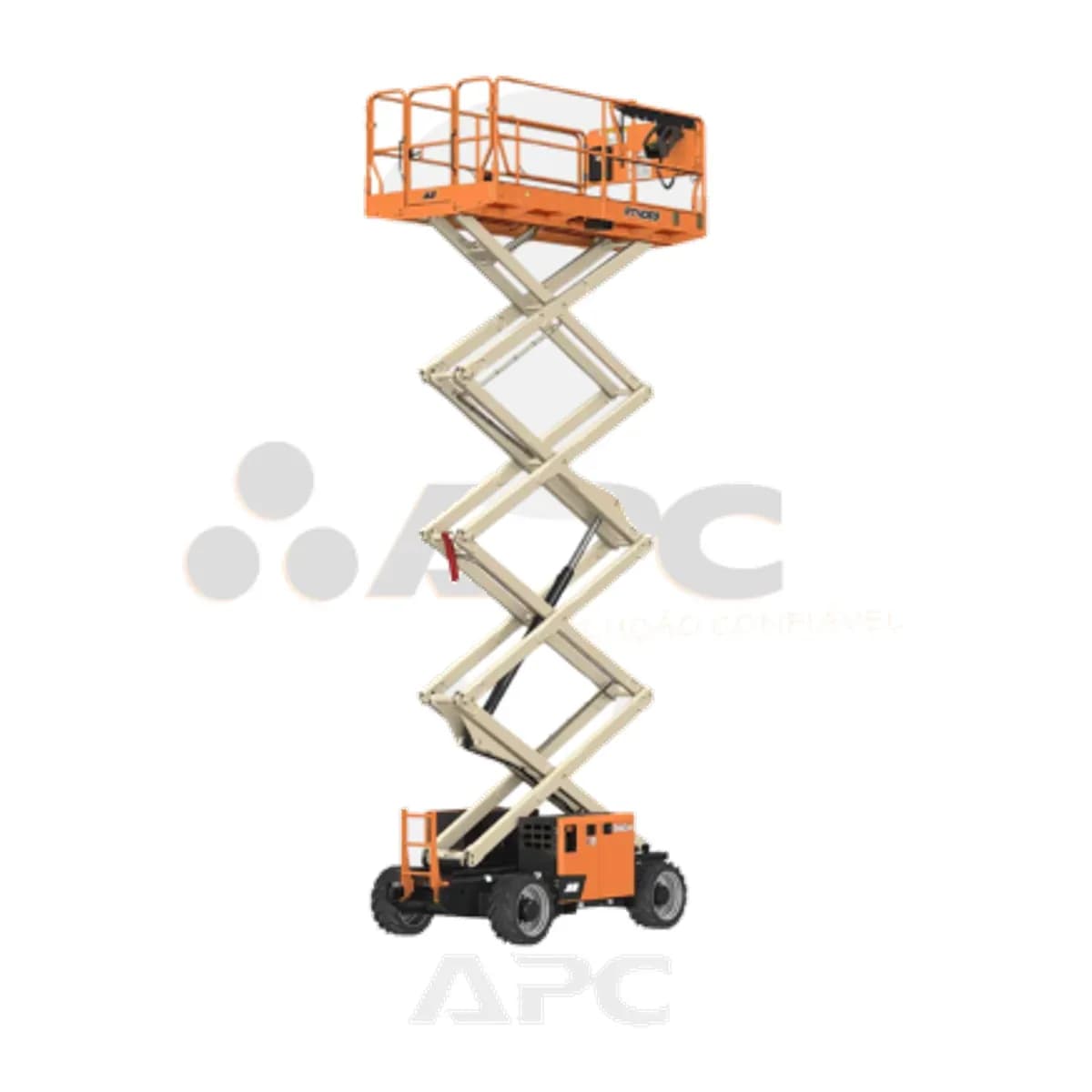 Plataforma elevatória JLG RT4069-4X4-AL-TERRAIN para locação no Grupo APC