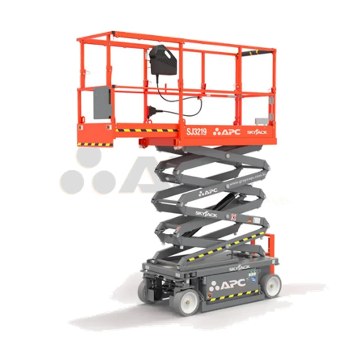 Plataforma elevatória Skyjack SJIII 3219 NMT para locação no Grupo APC