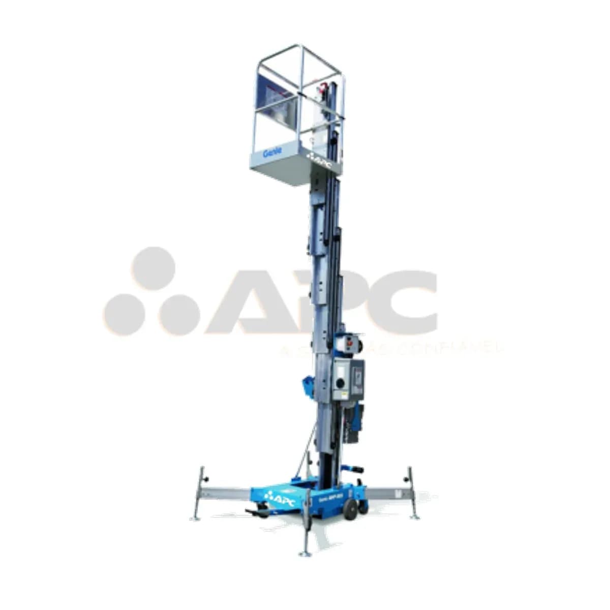 Plataforma elevatória Genie AWP-36S para locação no Grupo APC
