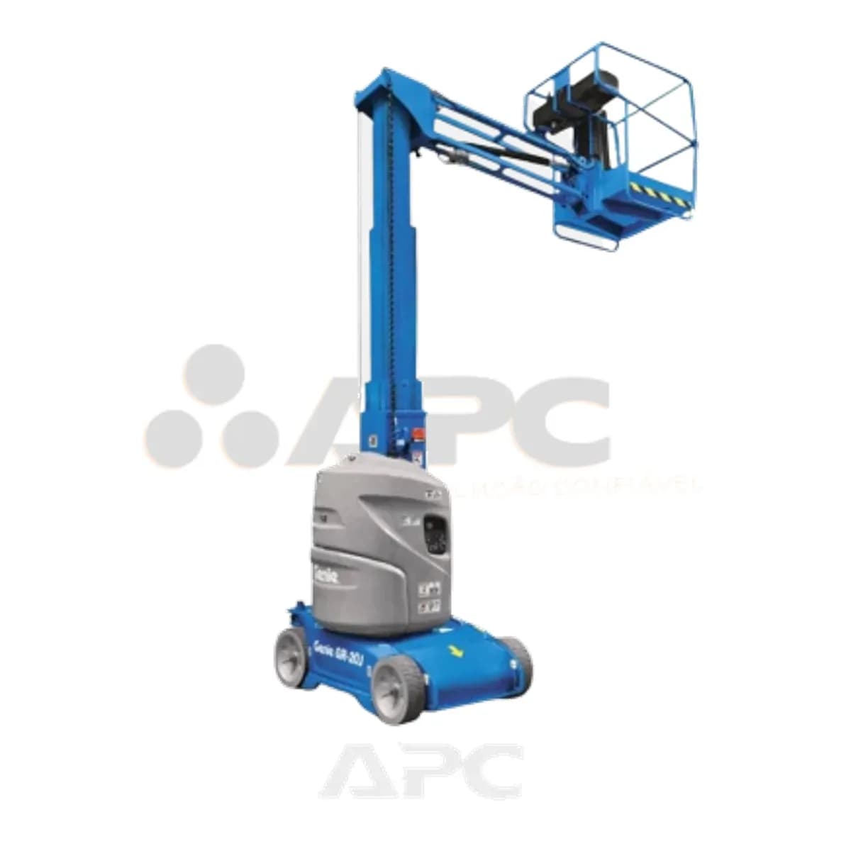 Plataforma elevatória Genie GR-26J para locação no Grupo APC