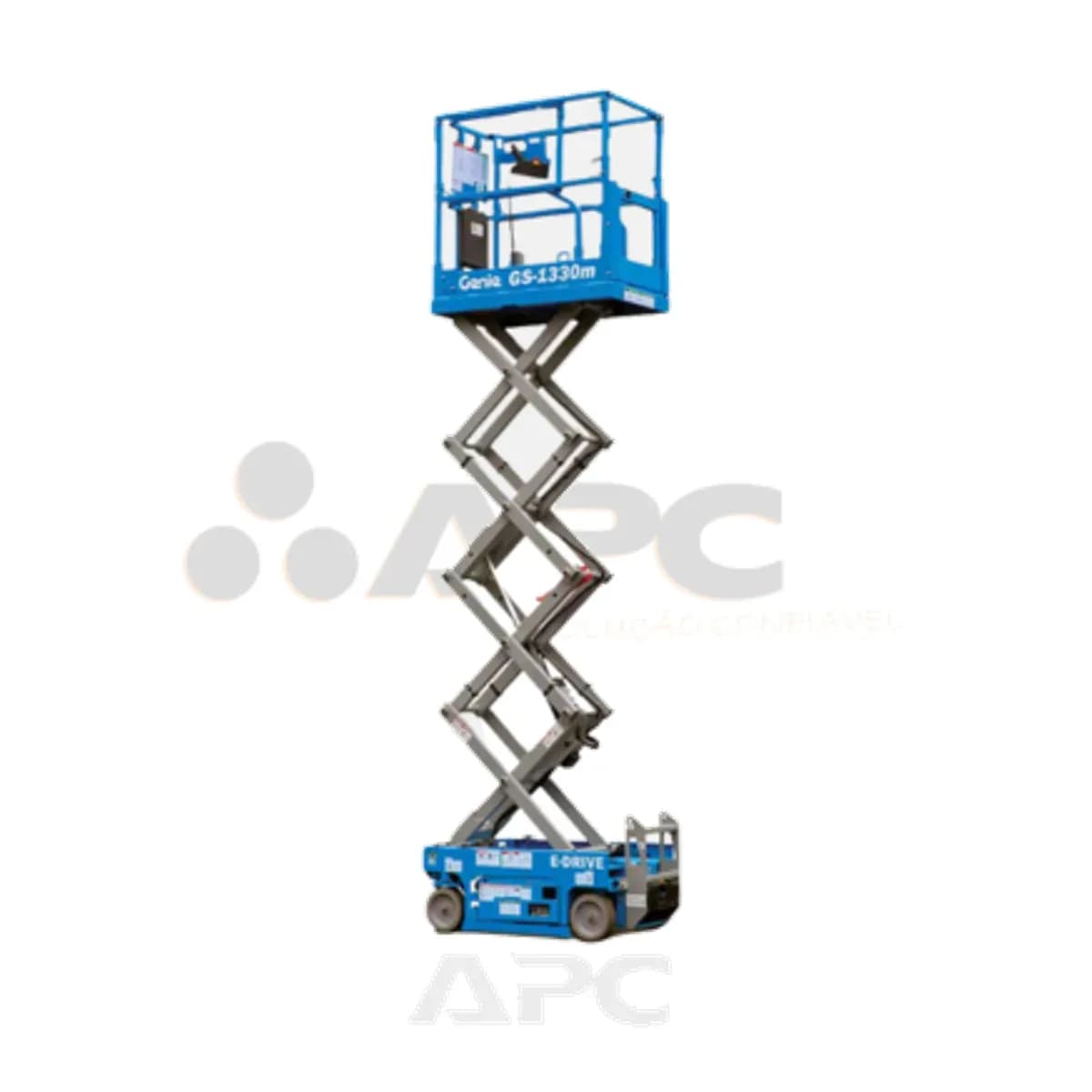 Plataforma elevatória Genie GS-1330 para locação no Grupo APC
