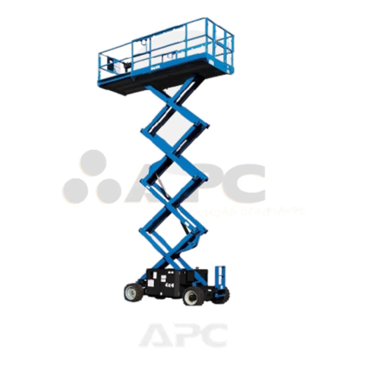 Plataforma elevatória Genie GS-2668RT-4X4-ALL-TERRAIN para locação no Grupo APC