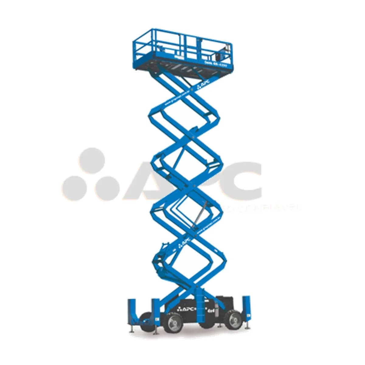 Plataforma elevatória Genie GS 5390 PATOLADA 4X4 (ALL TERRAIN) para locação no Grupo APC