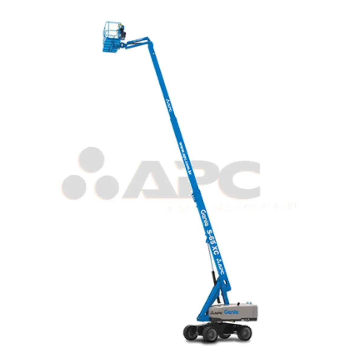 Plataforma elevatória Genie S-65 RT (ALL TERRAIN) para locação no Grupo APC