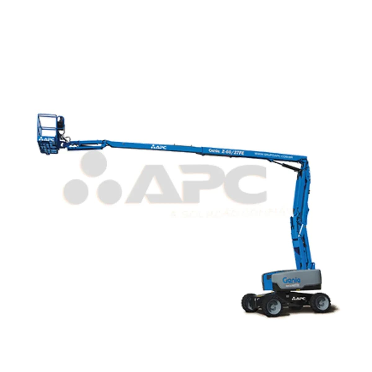 Plataforma elevatória Genie Z-60/37 FE SKG (ALL TERRAIN) para locação no Grupo APC
