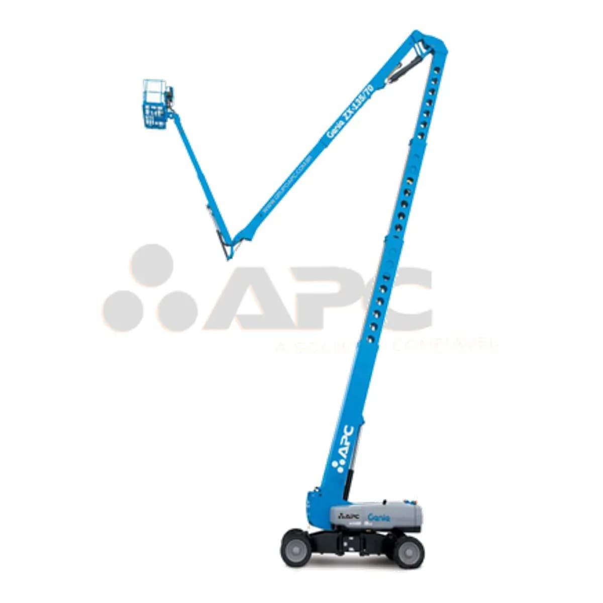 Plataforma elevatória Genie ZX-135/70 4WD D4R 4X4 SKG (ALL TERRAIN) para locação no Grupo APC