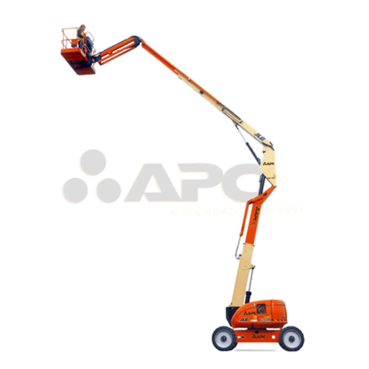 Plataforma elevatória JLG 600AJ 4X4 SKG (ALL TERRAIN) para locação no Grupo APC