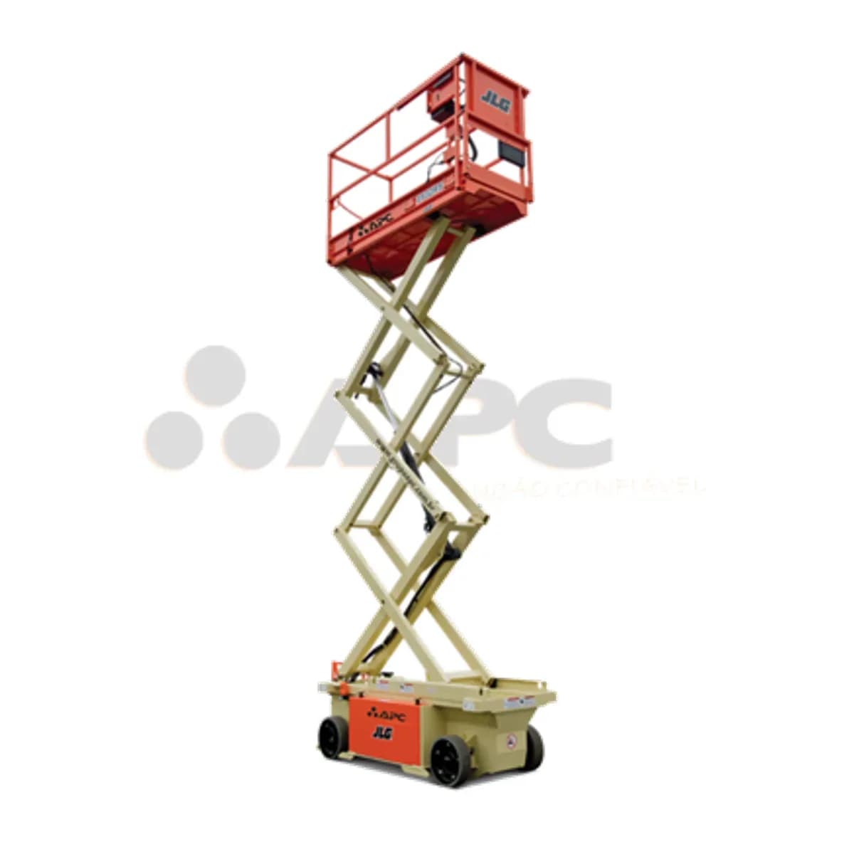 Plataforma elevatória JLG 6RS NMT para locação no Grupo APC