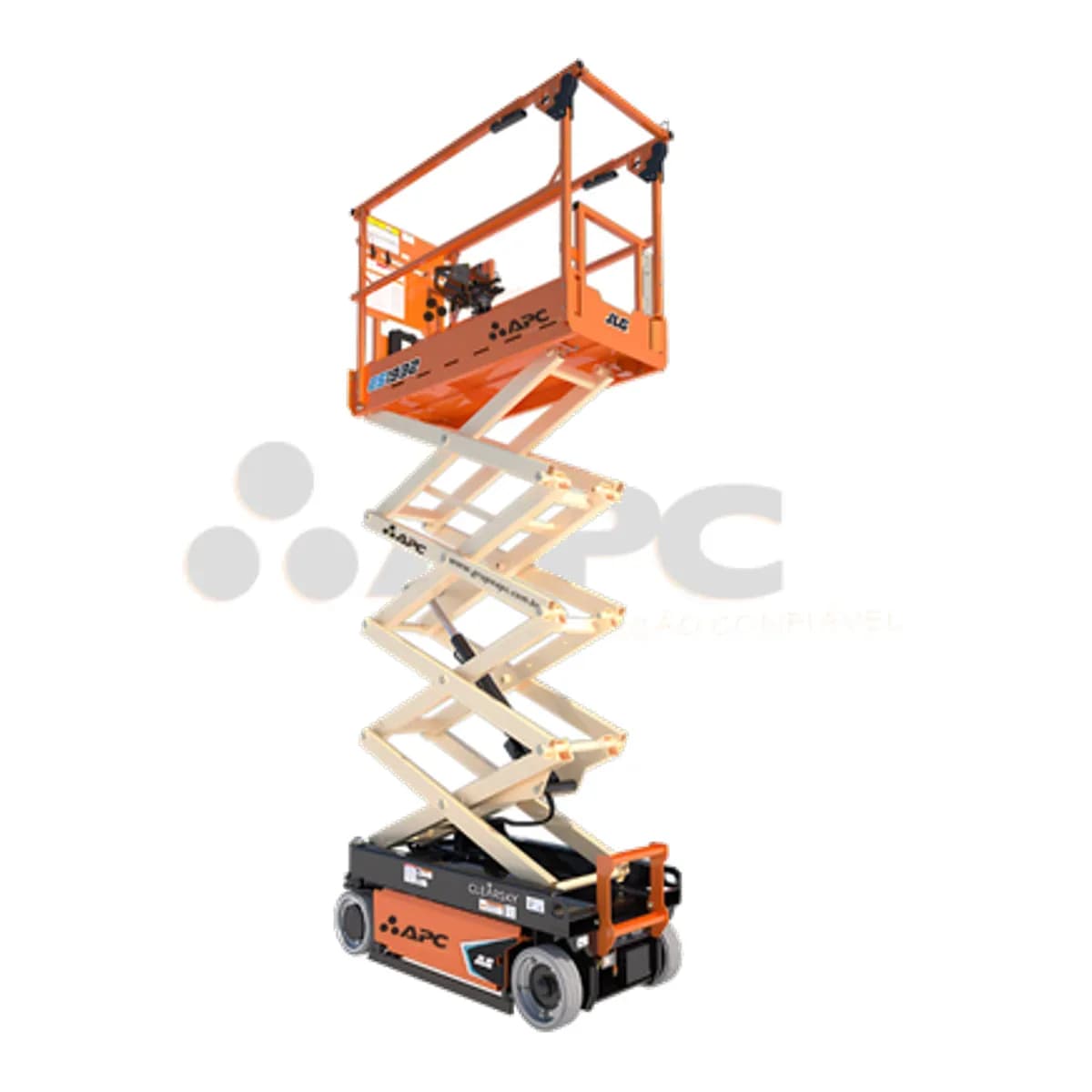 Plataforma elevatória JLG ES1932 NMT para locação no Grupo APC