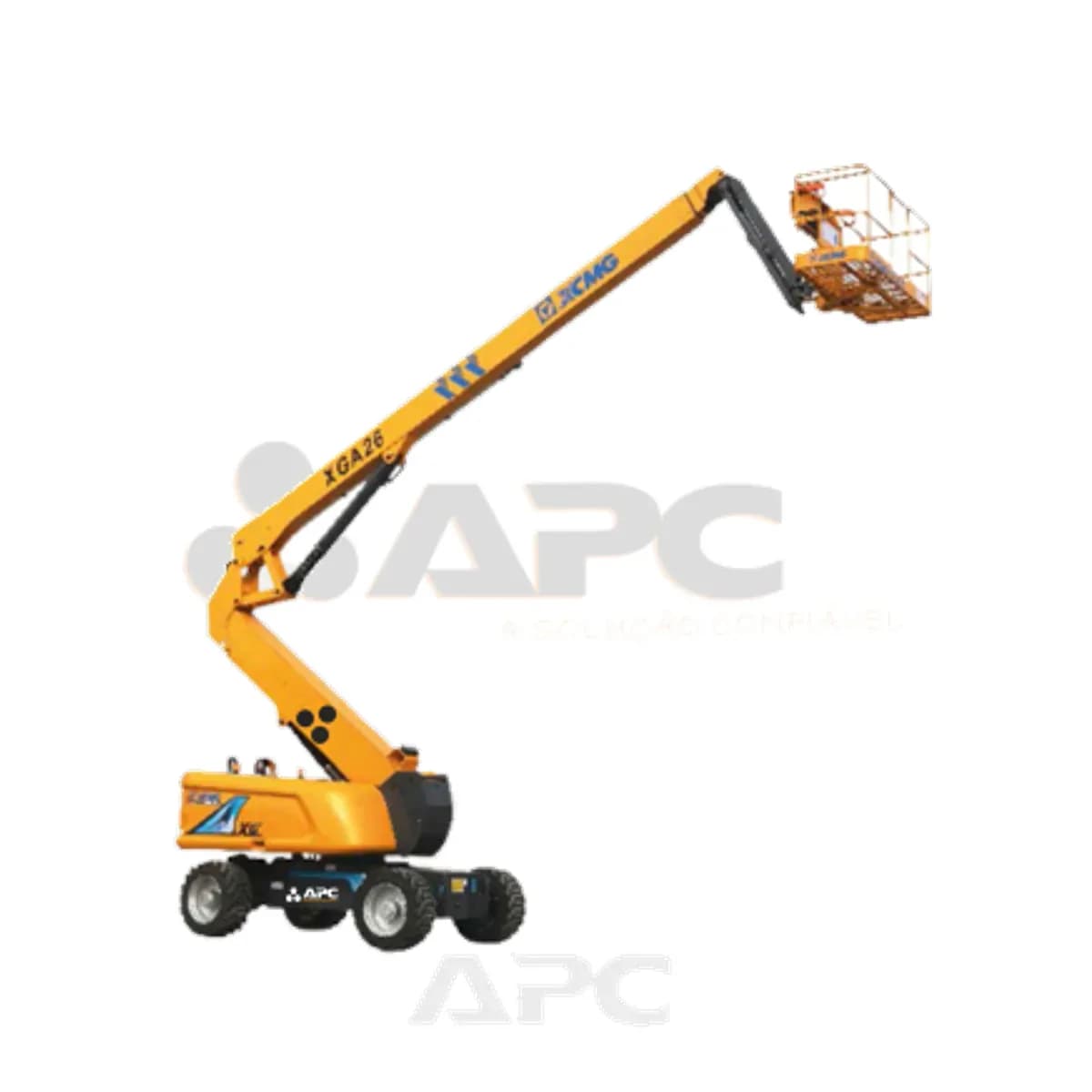 Plataforma elevatória Xcmg Xga26 2 para locação no Grupo APC