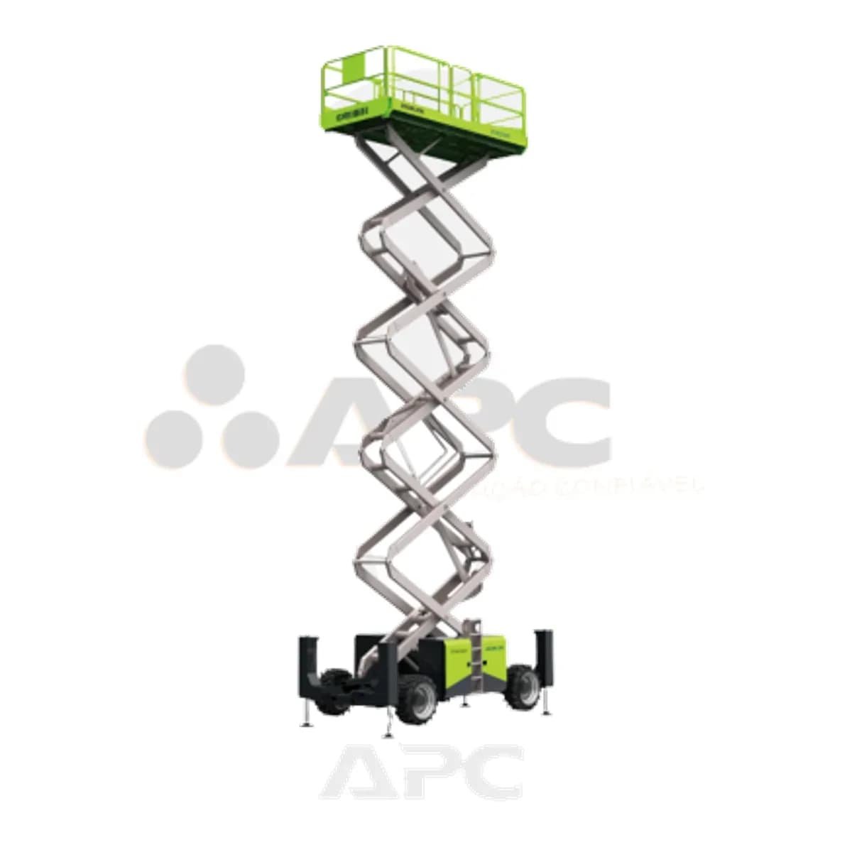 Plataforma elevatória Zoomlion Zs1623rt 2 para locação no Grupo APC