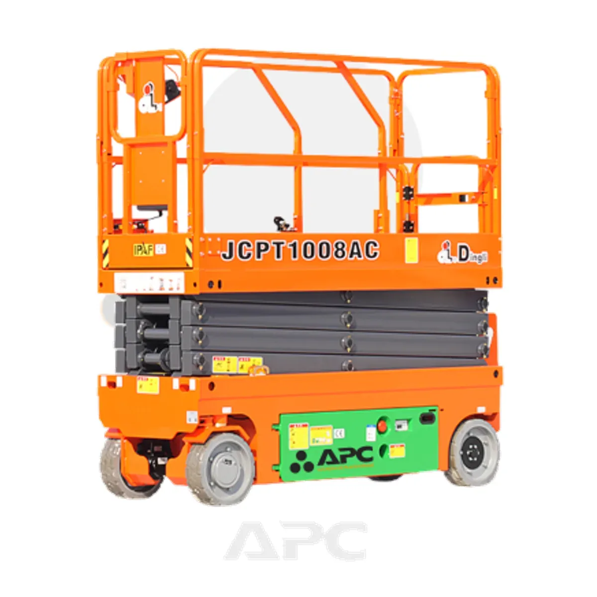 Plataforma elevatória Dingli Jcpt1008ac para locação no Grupo APC