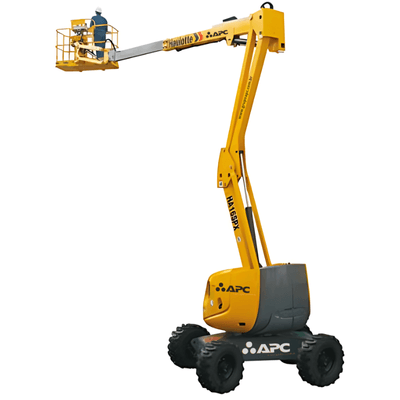 Haulotte HA16 SPX Plataforma Foto Fundo Branco