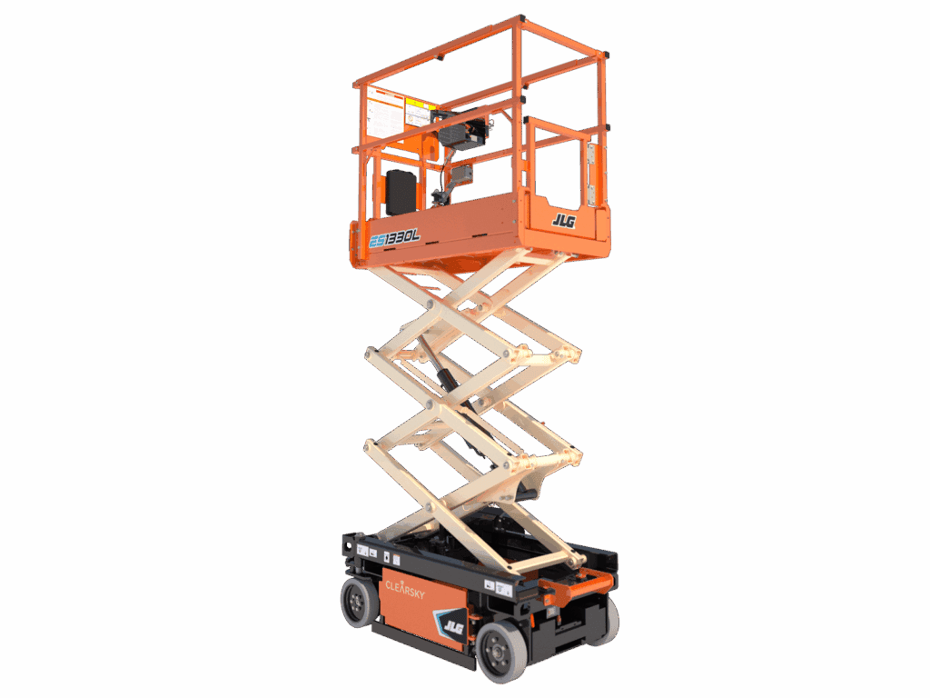 JLG ES1330L (Micro) Plataforma Foto Fundo Branco